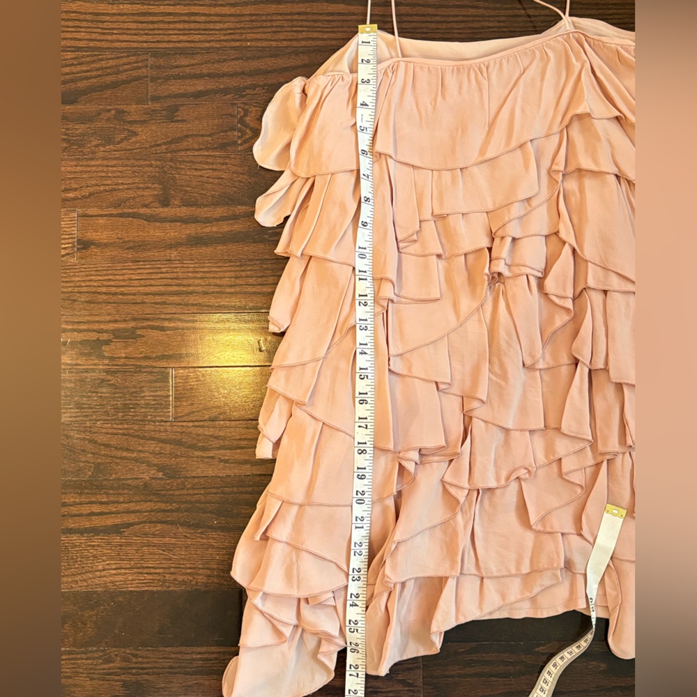 Zara Ruffled Dress in Light Pink - Picture 7 of 7